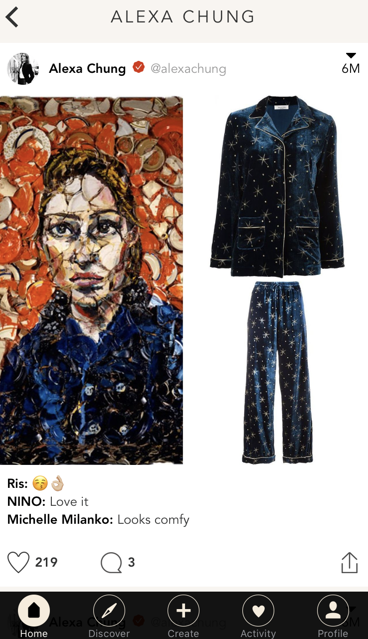 Alexa Chung's curation on Villoid