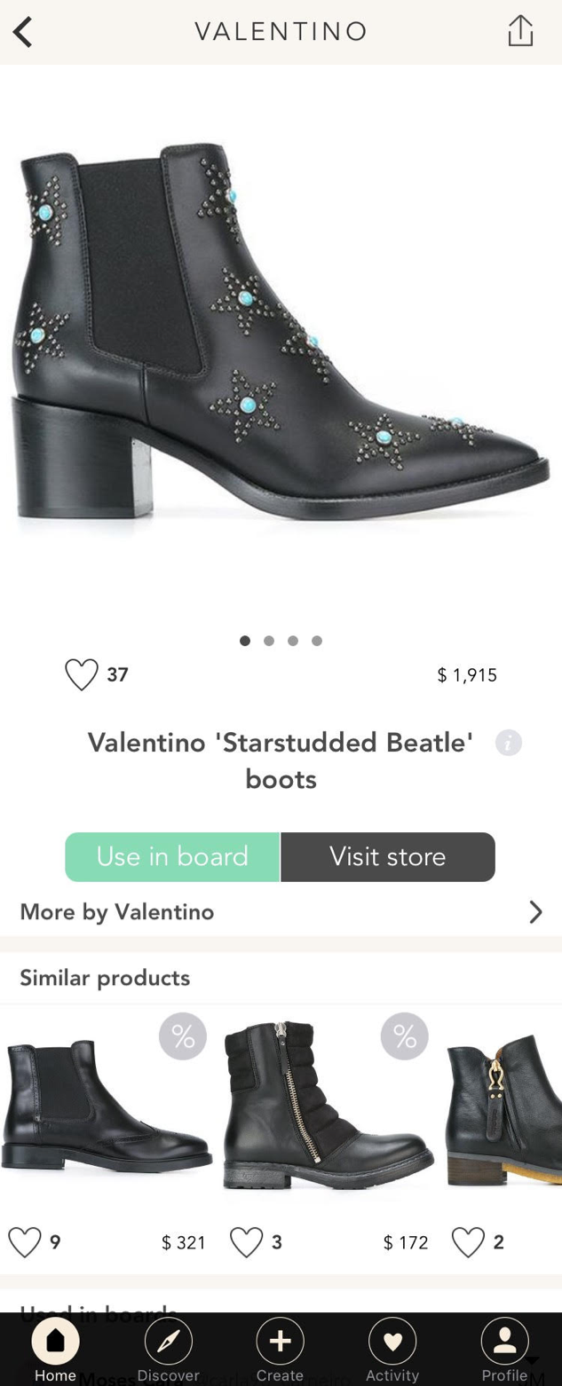 Vue.ai visually similar recommendations on Villoid